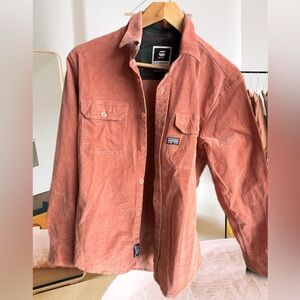G-Star Cord Button Up Slim L. EUC